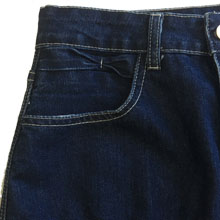 denim skirt with pockets