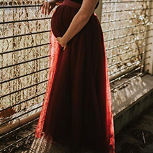 long tulle skirt