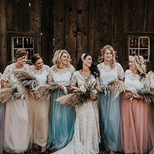 long tulle skirt