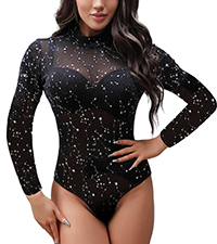 sheer mesh bodysuit