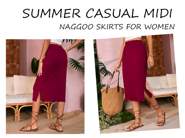 midi skirt