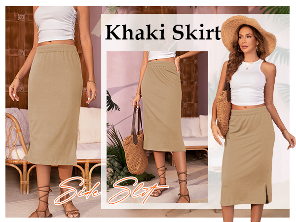 high waisted skirt