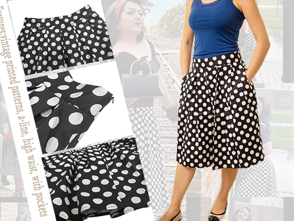 black midi skirt