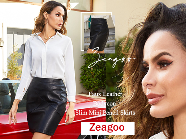 leather skirts