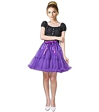 Shimaly tutu skirt layered puffy petticoat underskrt