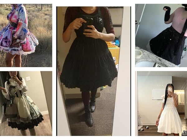 Shimaly Petticoat Skirt Customer Show