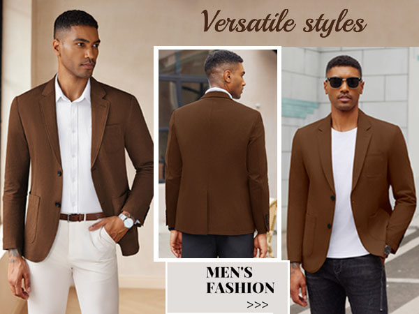 brown sports coat men