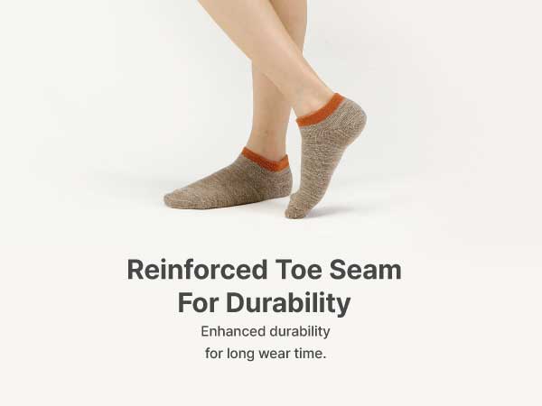 reinforced toe seam