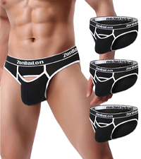 mens open front briefs