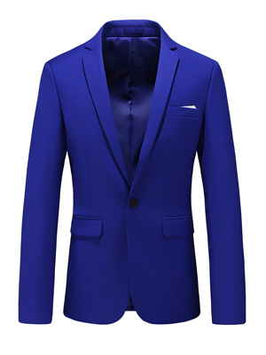 one button suit jacket