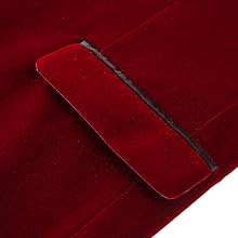 Mens Velvet Blazer Slim Fit Suit Jacket for Men Peaked Lapel