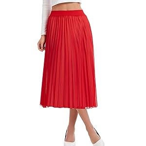 womens skirt 218red