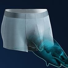 Ouruikia Men''s Underwear Modal Trunks Silky Smooth Short Leg Boxer Breifs Quick Dry Trunks