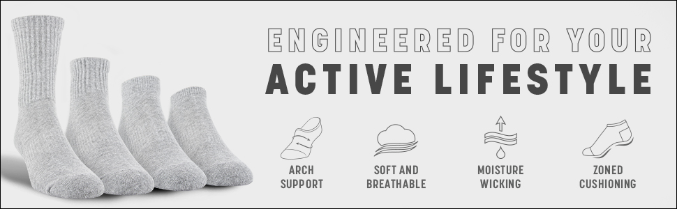 GILDAN Active Cotton Socks
