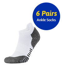 mens white socks size 10-13