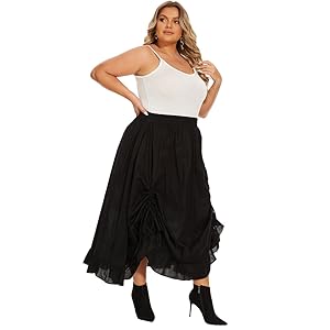black victorian skirt