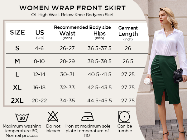 Warp Ruched Pencil Skirt 