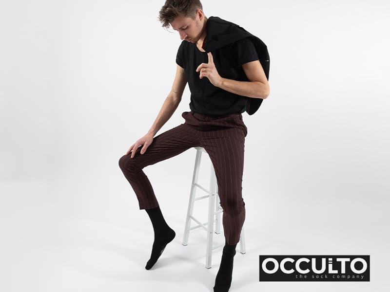 hermann black dress socks 