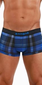 papi Mens Brazilian Cool Trunk Boxer Briefs Pack of 2 Comfort Fitting Underwear