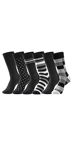 Black dress socks for men