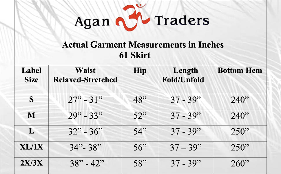 Agan Traders Tie-dye High Waisted Summer Long Skirt