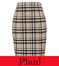 plaid skirt