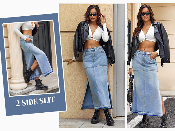 demin skirt