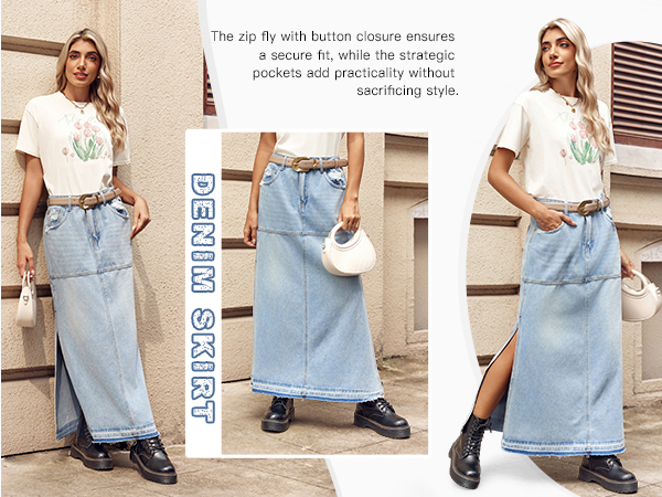 demin skirt