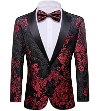 Men''s Sport Coats & Blazers Notch Collar Solid Suit Jacket Tailored One Button Tuxedo 