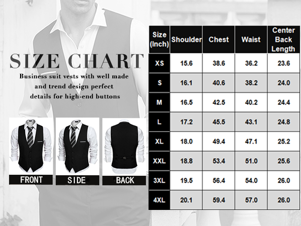 mens suit vest