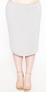 Women’s Soft Stretch MIDI Skirt