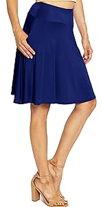 Women&amp;amp;amp;amp;amp;amp;#39;s and Plus Size A-Line Skirt with Pocket