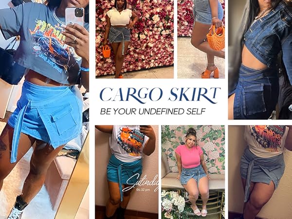 Women&#39;s Sexy Mini Denim Skirts