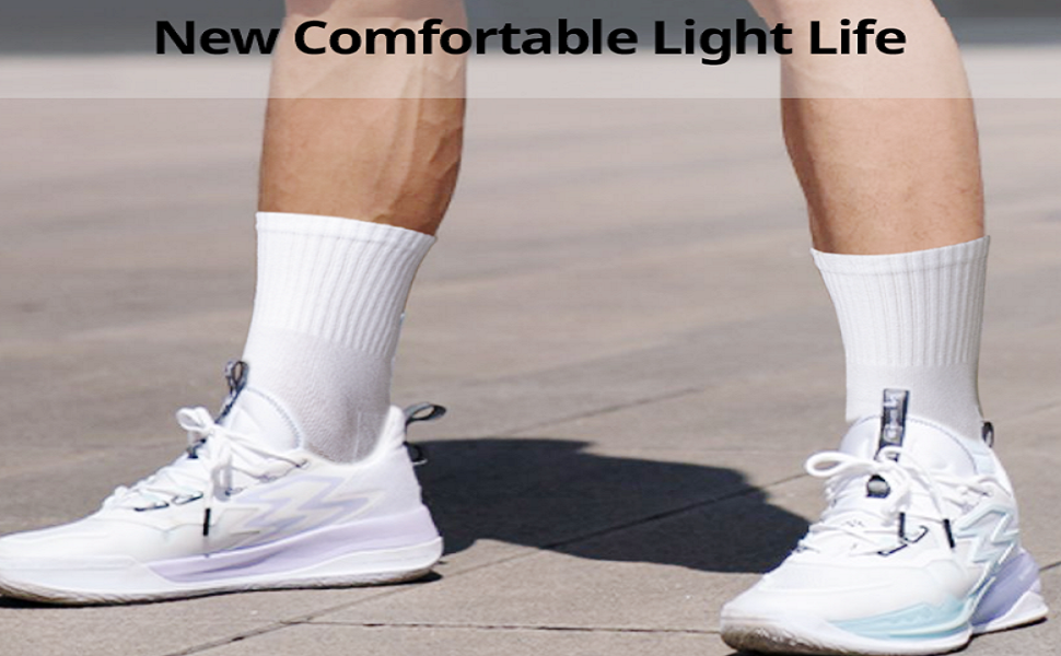 Mens Cushioned Training Crew Socks