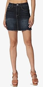 Denim Mini Skirt