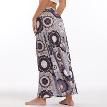 print maxi skirt