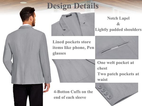 mens casual sport coat