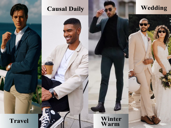 mens herringbone blazer