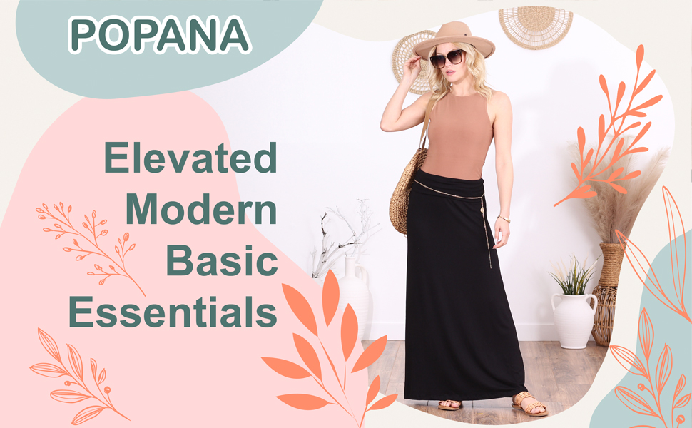 Casual Maxi Skirt for Summer