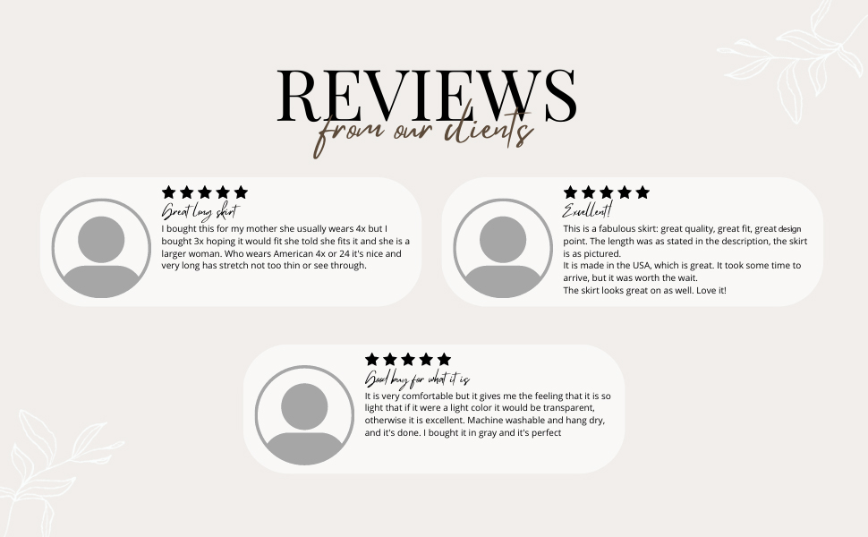 Maxi Skirt Reviews