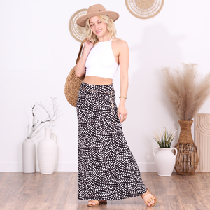 Maxi skirt tie dye