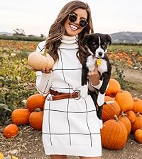 turtleneck sweater dress