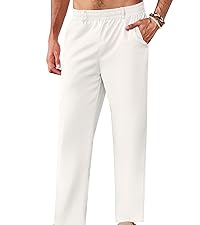  Linen Pants with Pockets