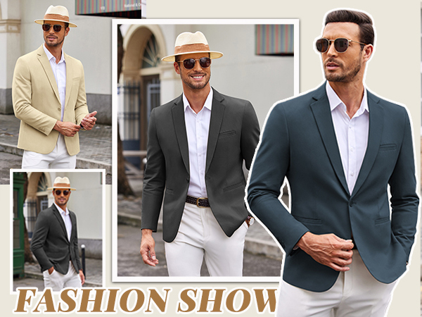 COOFANDY Formal Blazer Jackets Slim Fit Sport Coats