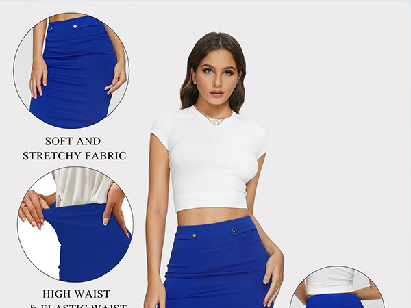 women''s pencil skirts knee length bodycon pencil skirt below knee formal church pencil skirt