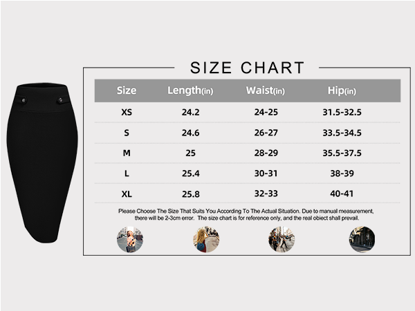 bodycon skirt knee length pencil skirt with slit petite skirts midi tight skirts for women