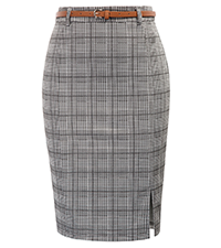 plaid pencil skirts for women