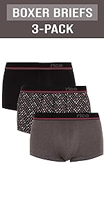 Rico Men''s Cotton Boxer Briefs 3-Pack
