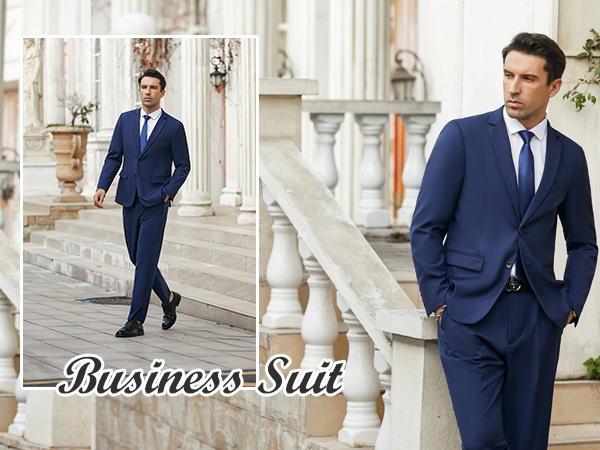 mens blue dress suits