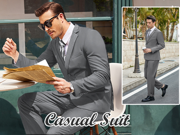 dress suits grey